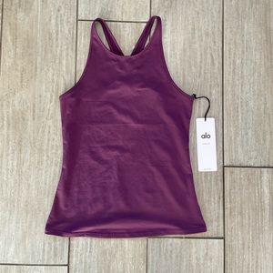 Alo Select Tank, dark plum, NWT